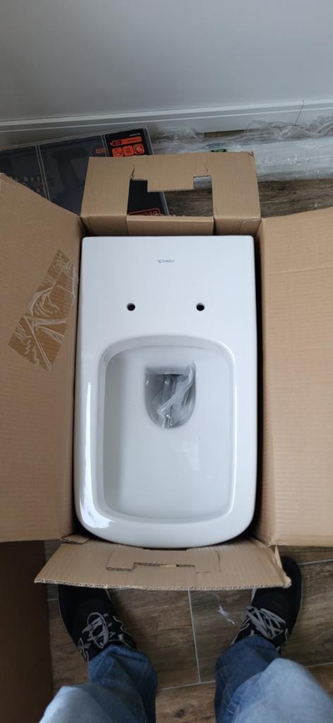 Duravit toilet + bril nieuw in doos 62cm, Ophalen, Nieuw, Toilet