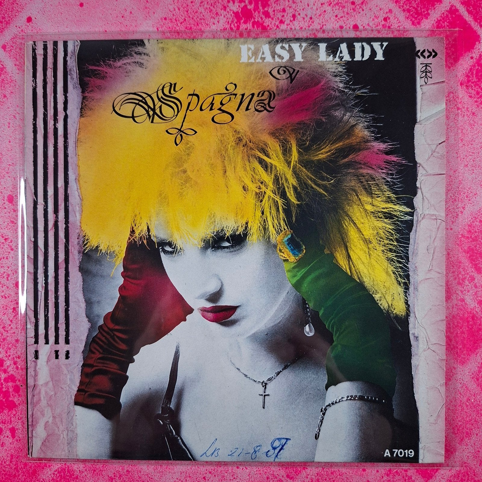 Spagna Easy Lady single.   ITALO CLASSIC.            Star45, 7 inch, 1980 - 1989, Ophalen of Verzenden, Zo goed als nieuw