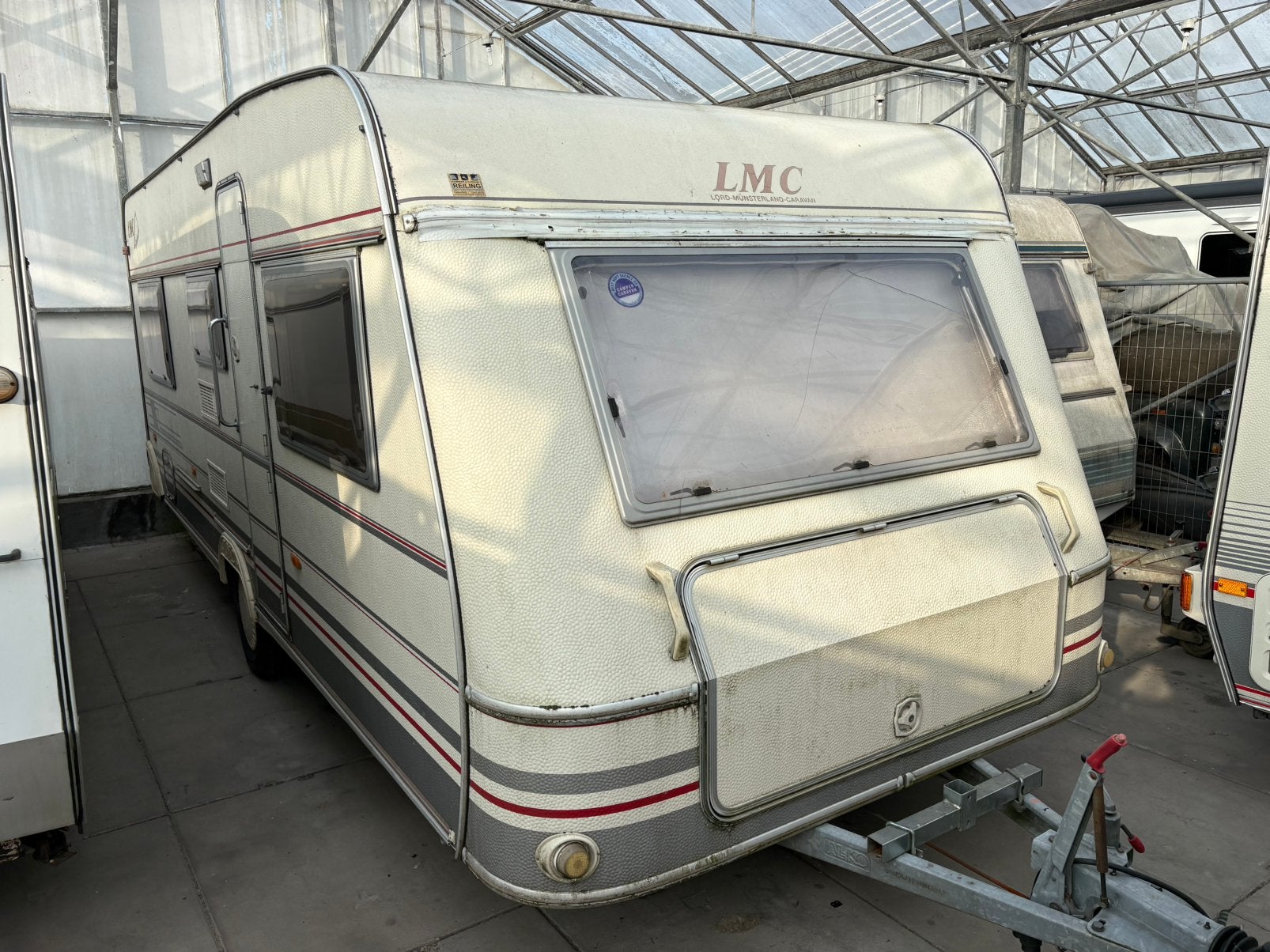 LMC caravan 1996 opknapper/export, Rondzit, Particulier, Kachel, Tot en met 5