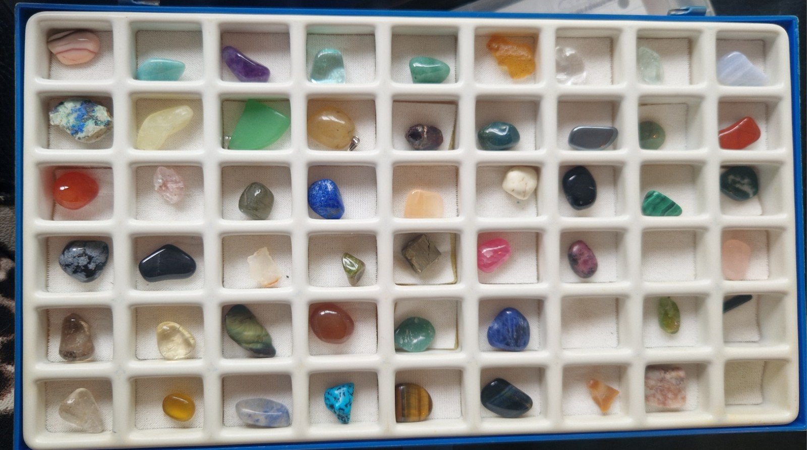Grote koffer edelstenen mineralen, Ophalen of Verzenden