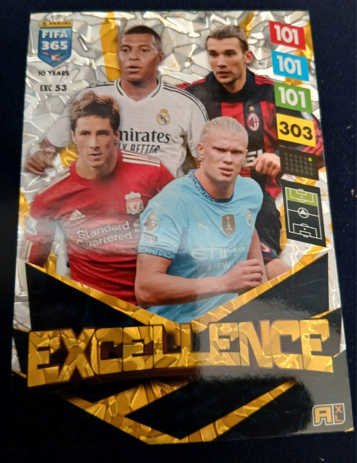 FIFA 365 Panini Adrenalyn XL Excellence kaart EXC 53, Ophalen of Verzenden, Zo goed als nieuw, Buitenlandse clubs, Spelerskaart
