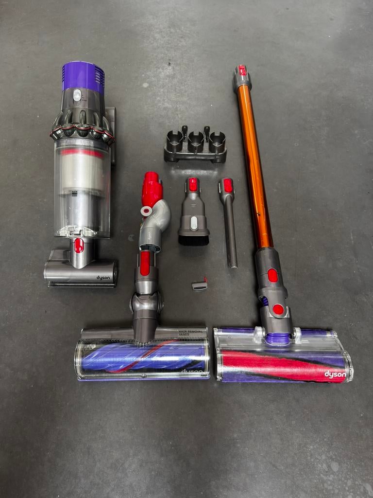 Stofzuiger Dyson Cyclone V10 Absolute, Ophalen, Zo goed als nieuw, Reservoir