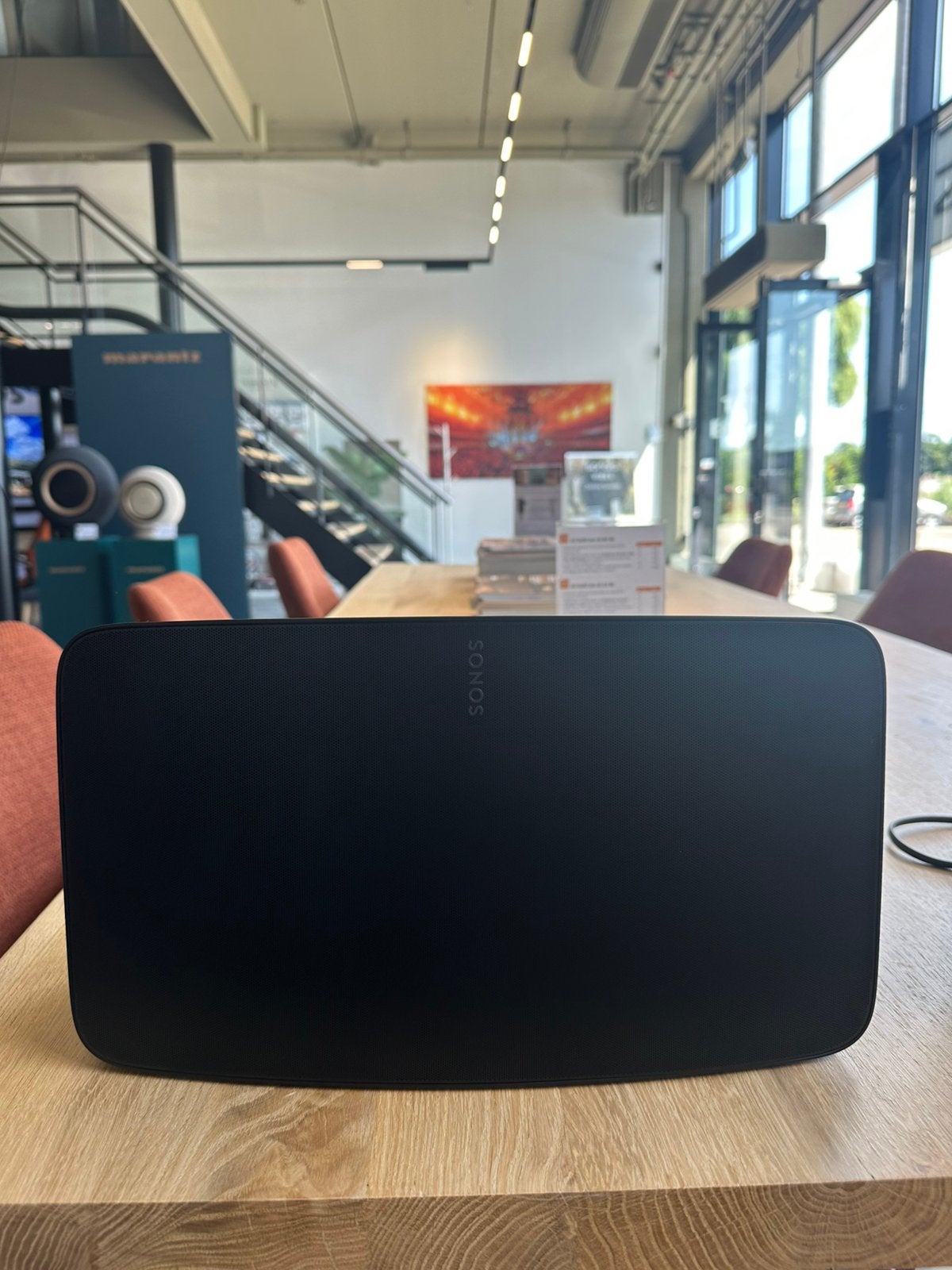 Sonos FIVE Zwart (1 STUK OVER) GARANTIE, zonder doos, Ophalen of Verzenden, Nieuw, Sonos