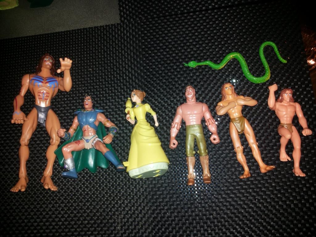 tarzan poppetjes, Verzamelen, Poppetjes en Figuurtjes, Ophalen of Verzenden, Gebruikt