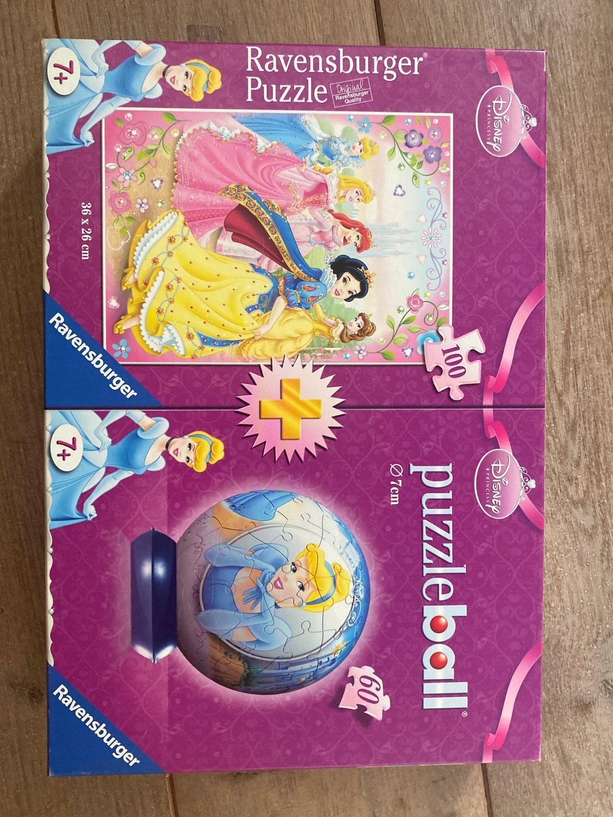 Ravensburger Disney Princess Puzzel & Puzzleball Set, Ophalen of Verzenden, Meer dan 50 stukjes, Gebruikt, 6 jaar of ouder