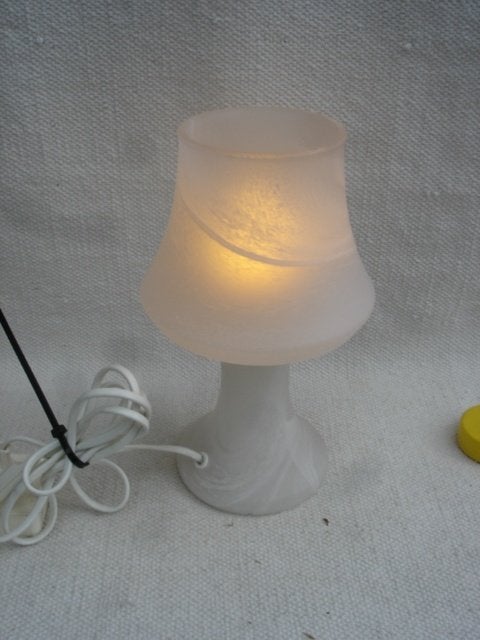 MURANO OPALINE VISTOSI- Mushroom lamp