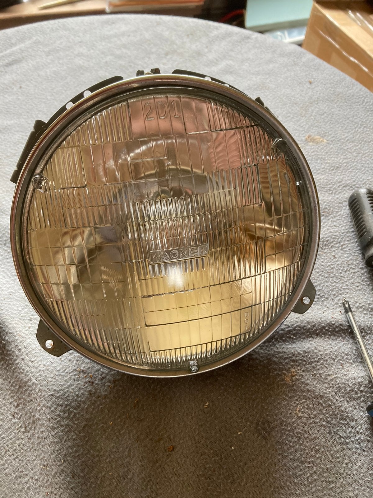 Oldtimer 2 koplampen voor een Porche 911, Ophalen of Verzenden, Porsche