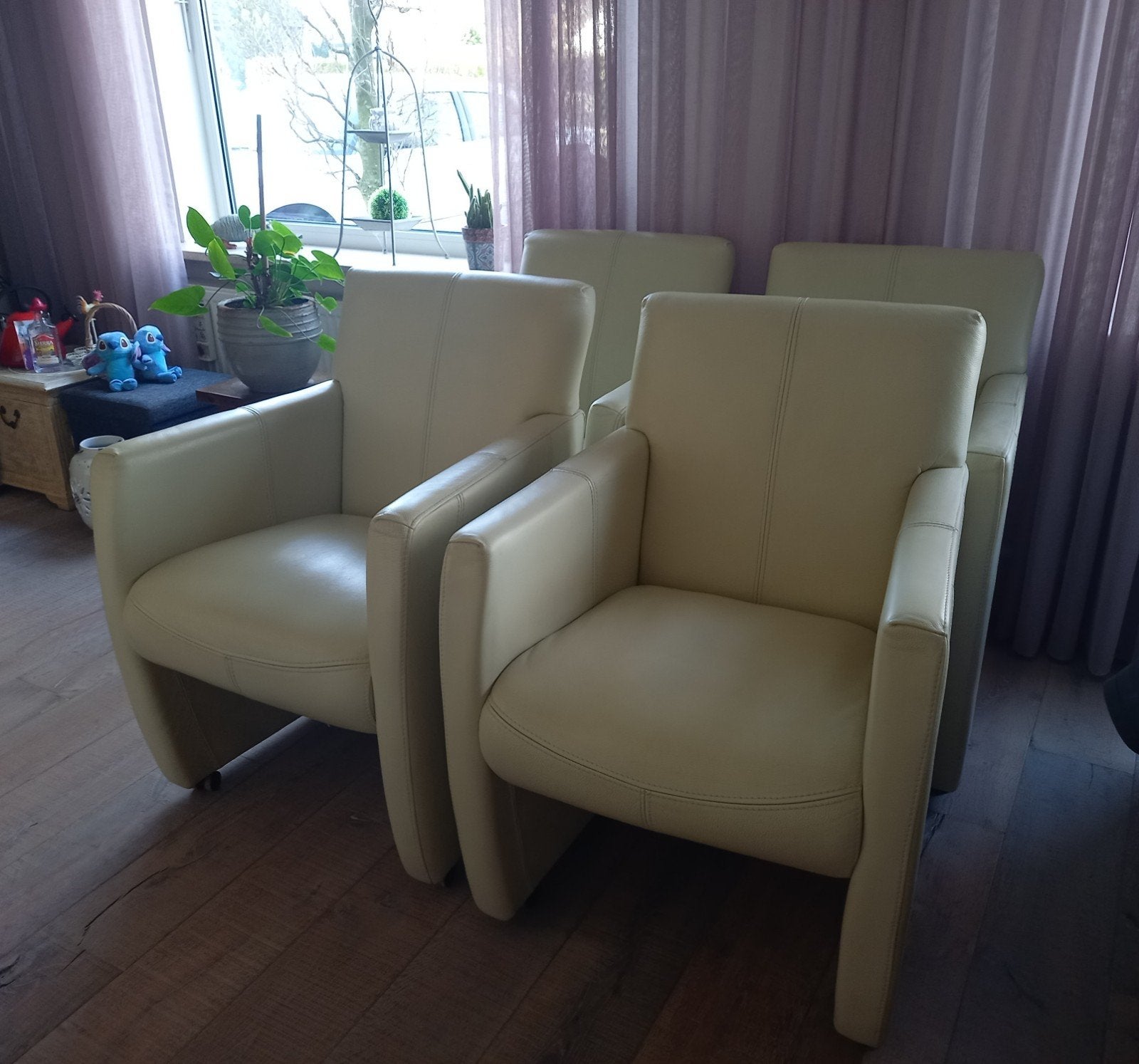 Stoelen op wieltjes., Ophalen, Gebruikt, Minder dan 75 cm, 50 tot 75 cm