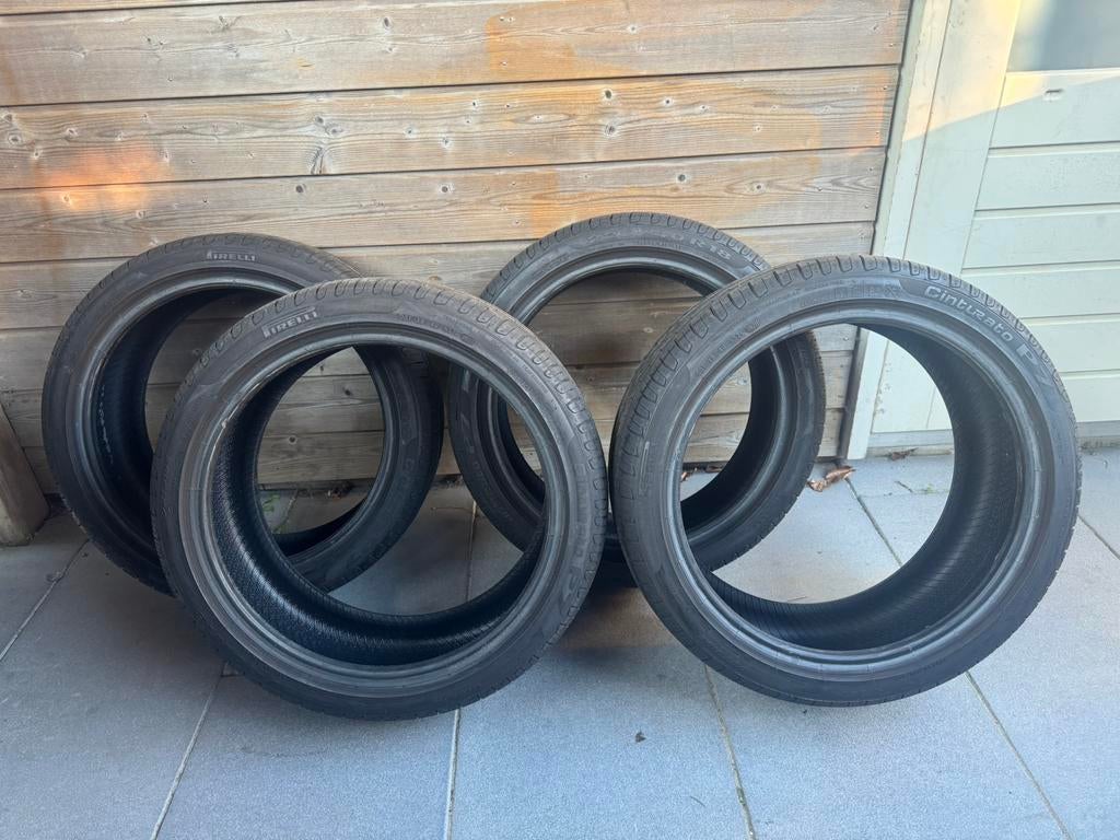4x 225/40/18 Pirelli Cinturato P7 Zomer 7mm!, Ophalen, 18 inch, Band(en), Zomerbanden