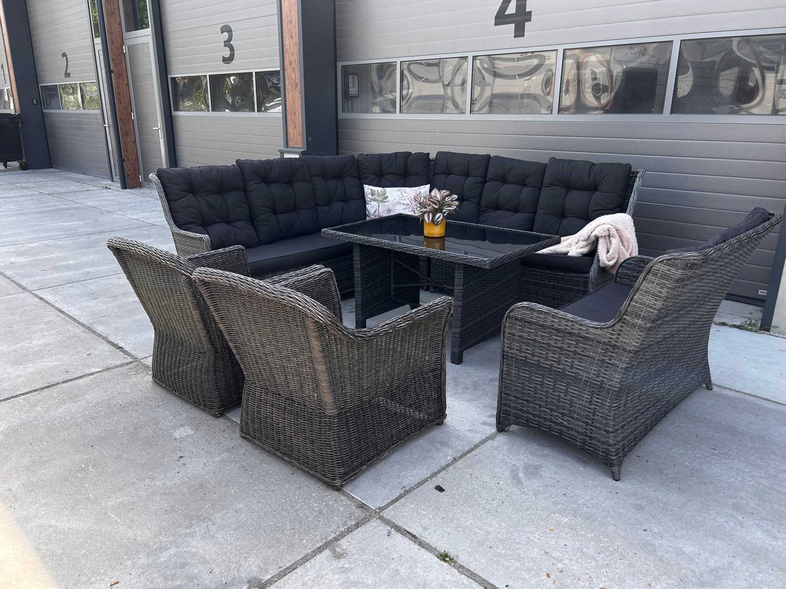 BOIS LE DUC Dining Loungeset - Perfect voor 10+ personen