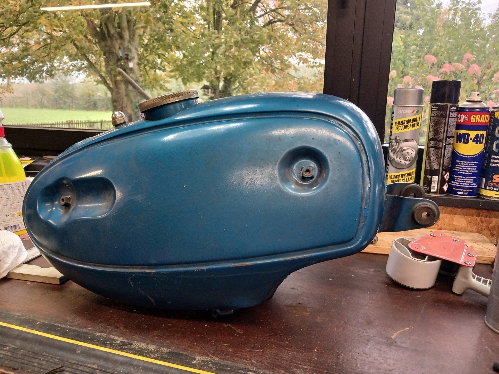 tank yamaha ym1 ym2c 1967, Ophalen of Verzenden, Gebruikt