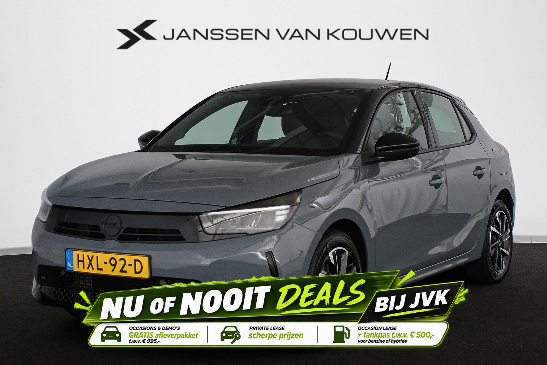 Opel Corsa 1.2 Turbo Hybrid GS NL Auto Apple CarPlay Achteru, Stof, Gebruikt, Euro 6, 1199 cc