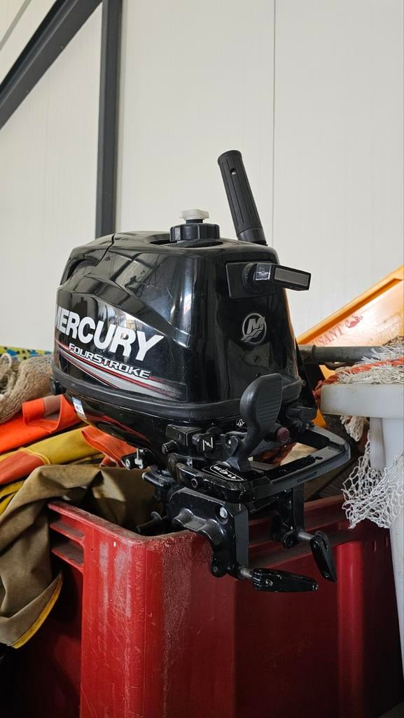 Mercury Buitenboordmotor 4PK, Watersport en Boten, Ophalen, Zo goed als nieuw, Benzine, Buitenboordmotor