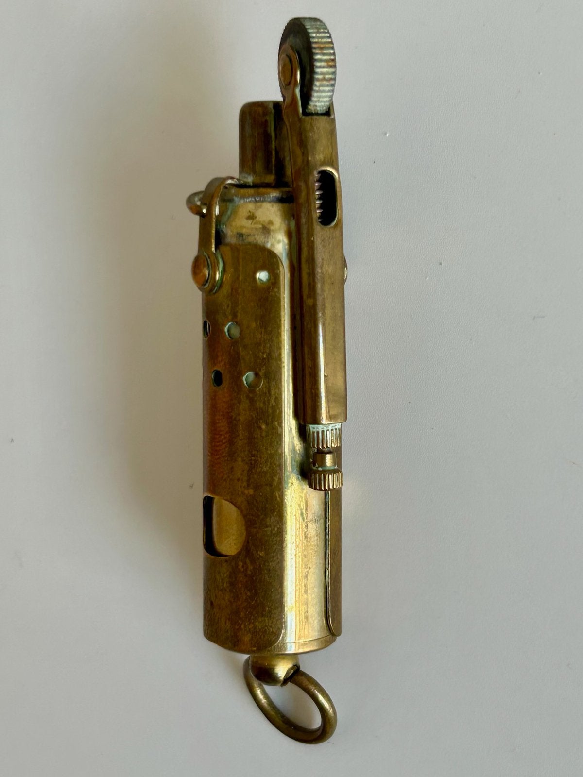Loopgraafaansteker WOI – messing benzineaansteker 1914-1918, Ophalen of Verzenden, Landmacht, Duitsland, Overige typen
