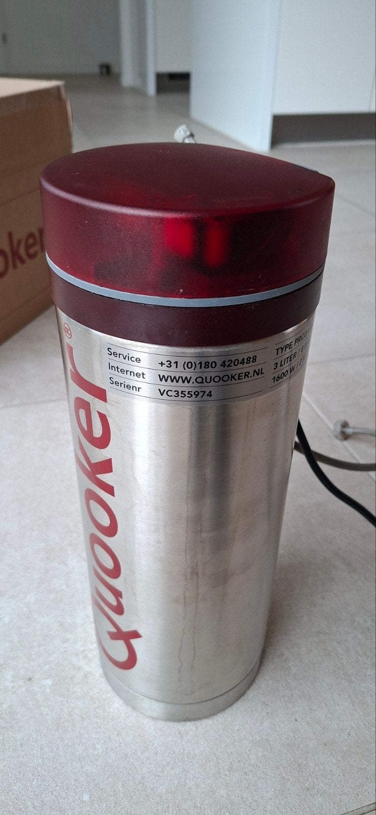 Quooker PRO VAQ 3 Ltr Los, Gebruikt, Minder dan 20 liter, Ouder dan 10 jaar, Boiler