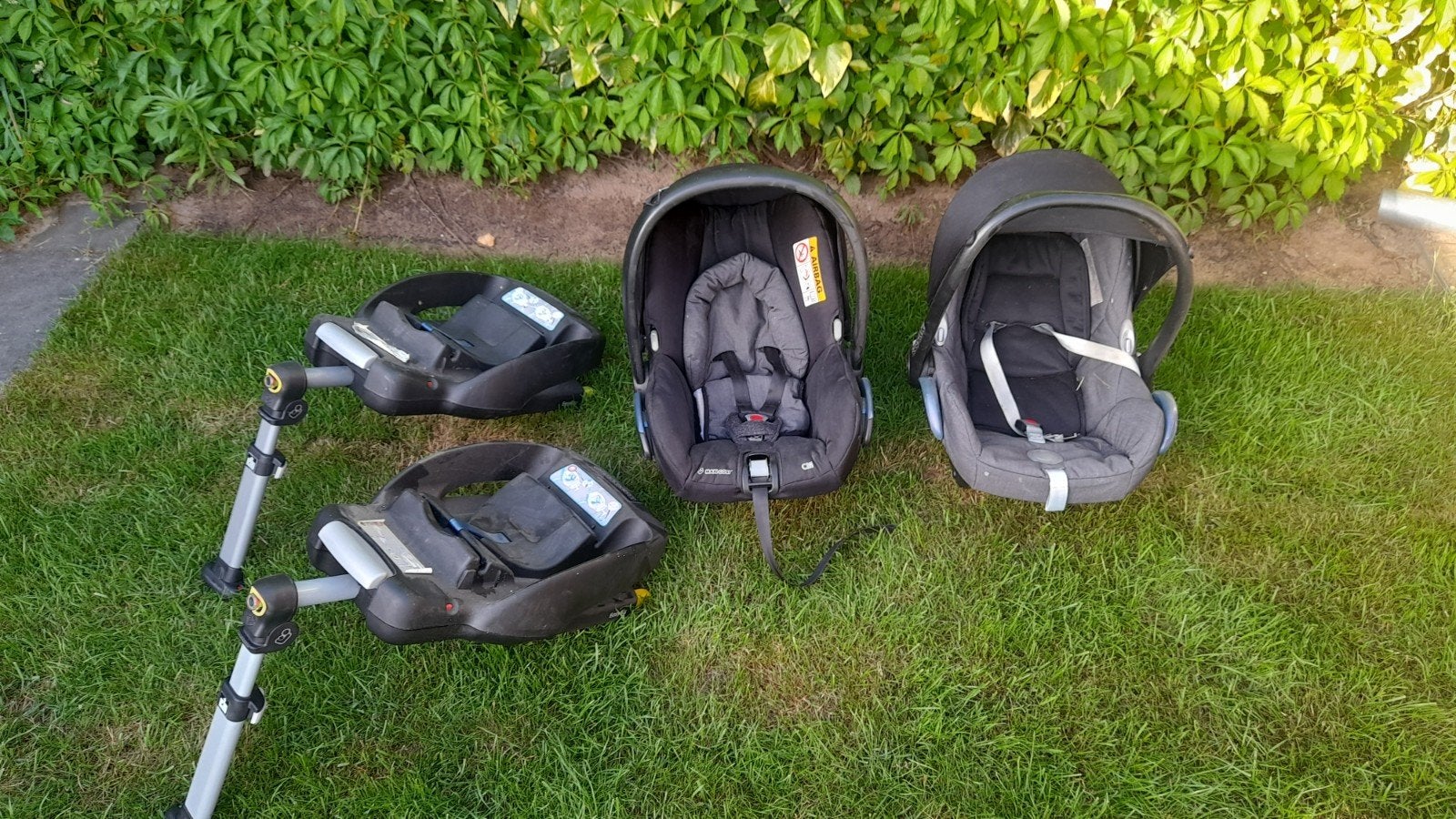 2 x maxicosi 2 easyfix, Ophalen, Gebruikt, 9 t/m 18 kg, Isofix