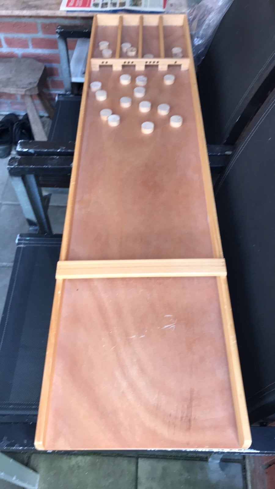 Sjoelbak - Traditioneel Hollands Spel, Een of twee spelers, Ophalen of Verzenden, Gebruikt