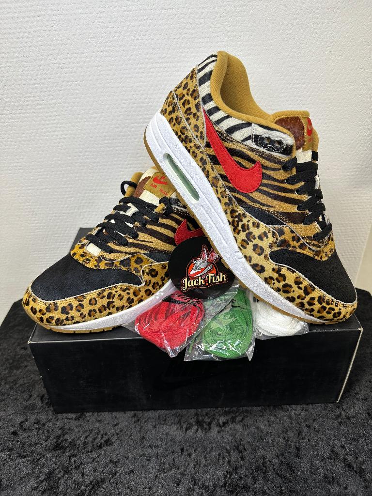 Nike air Max 1 Atmos Animal Pack 2.0 - size 44,5, Kleding | Heren, Schoenen, Nike air max, Overige kleuren, Ophalen of Verzenden