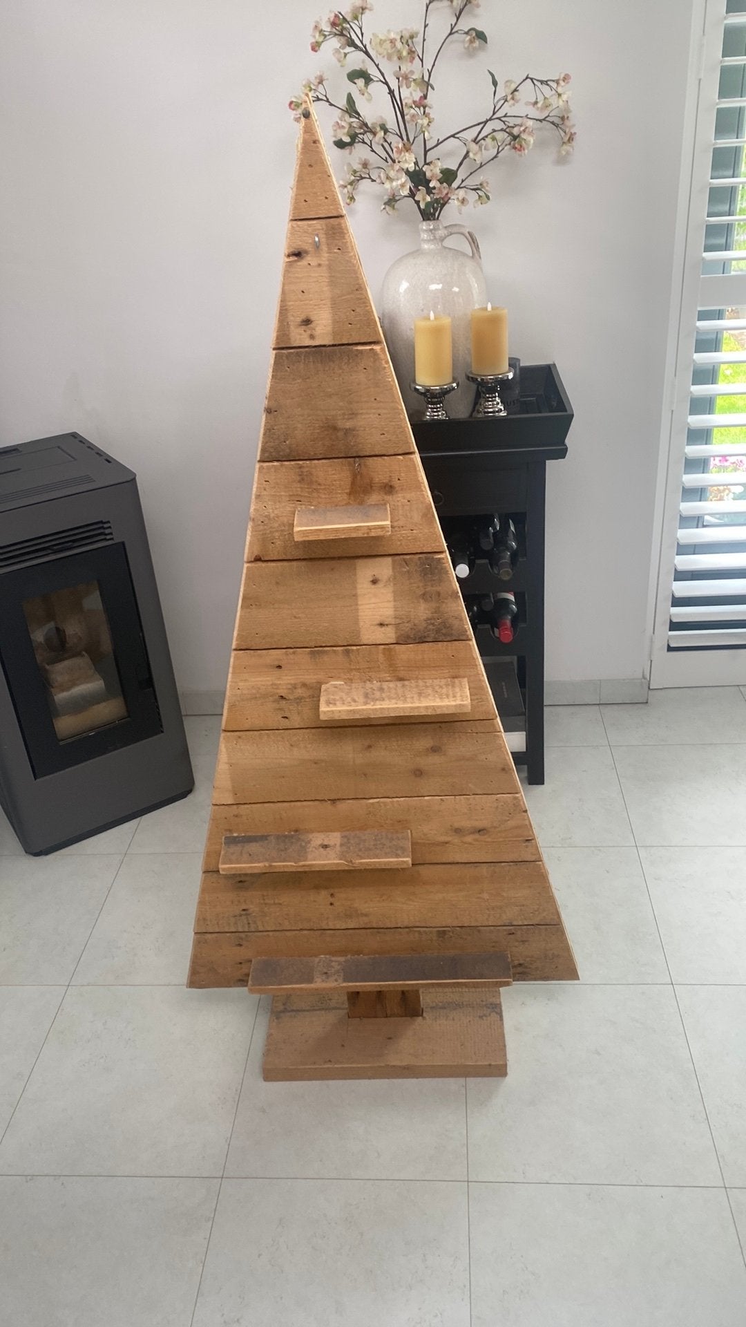 Kerstboom van hout, Diversen, Ophalen, Gebruikt