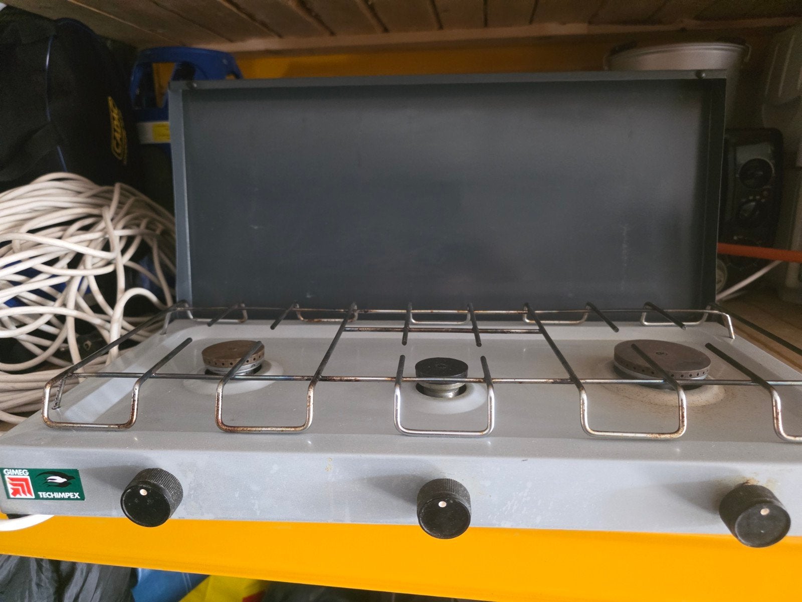 Gimeg 3-pits kookstel voor camping en outdoor, Ophalen of Verzenden