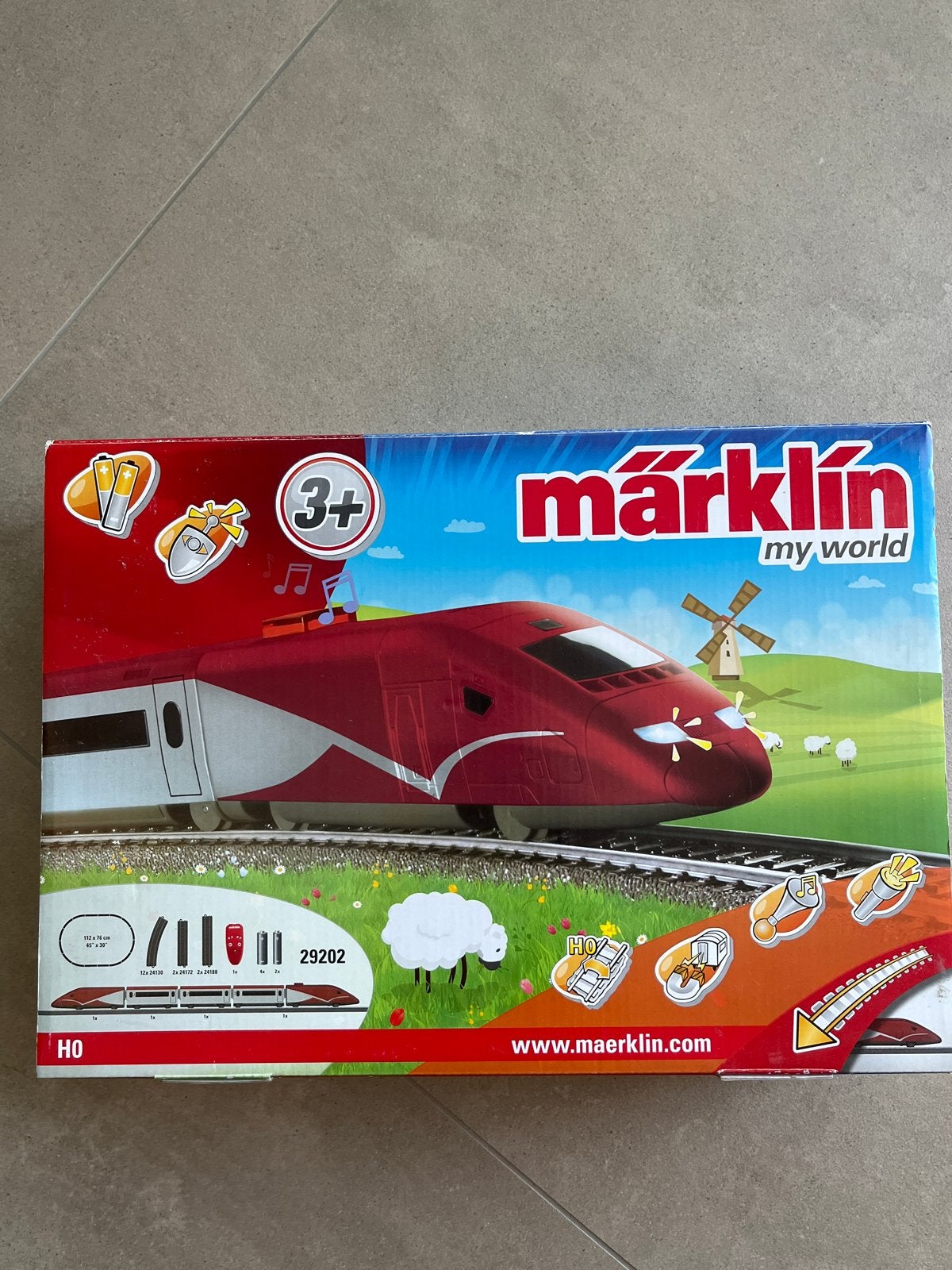 Märklin My World Treinset TGV 29202, Ophalen, Treinset, Gelijkstroom, Nieuw