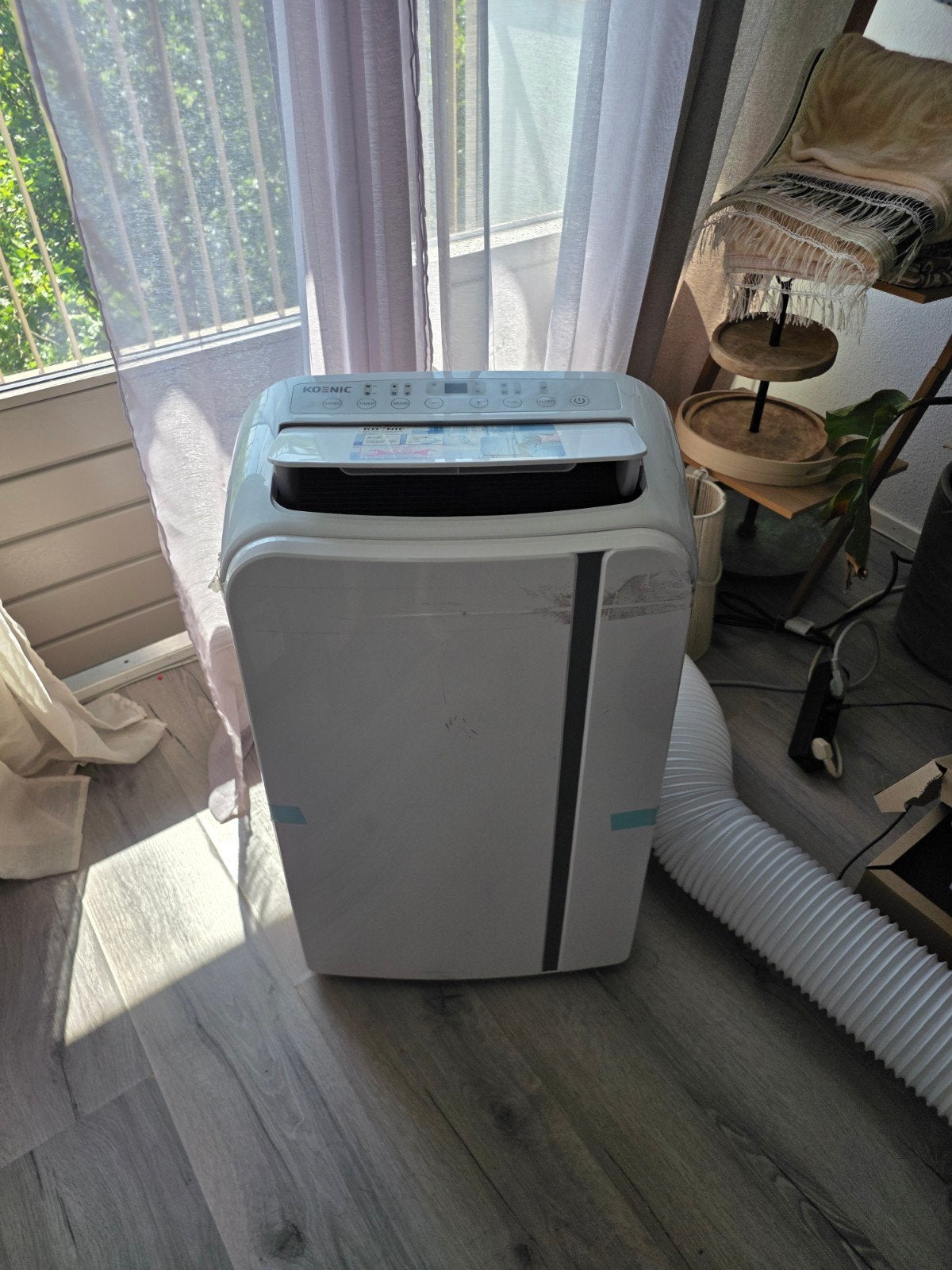 Koenic Mobiele Airco met Afstandsbediening, Ophalen, Gebruikt, Minder dan 60 m³, 3 snelheden of meer