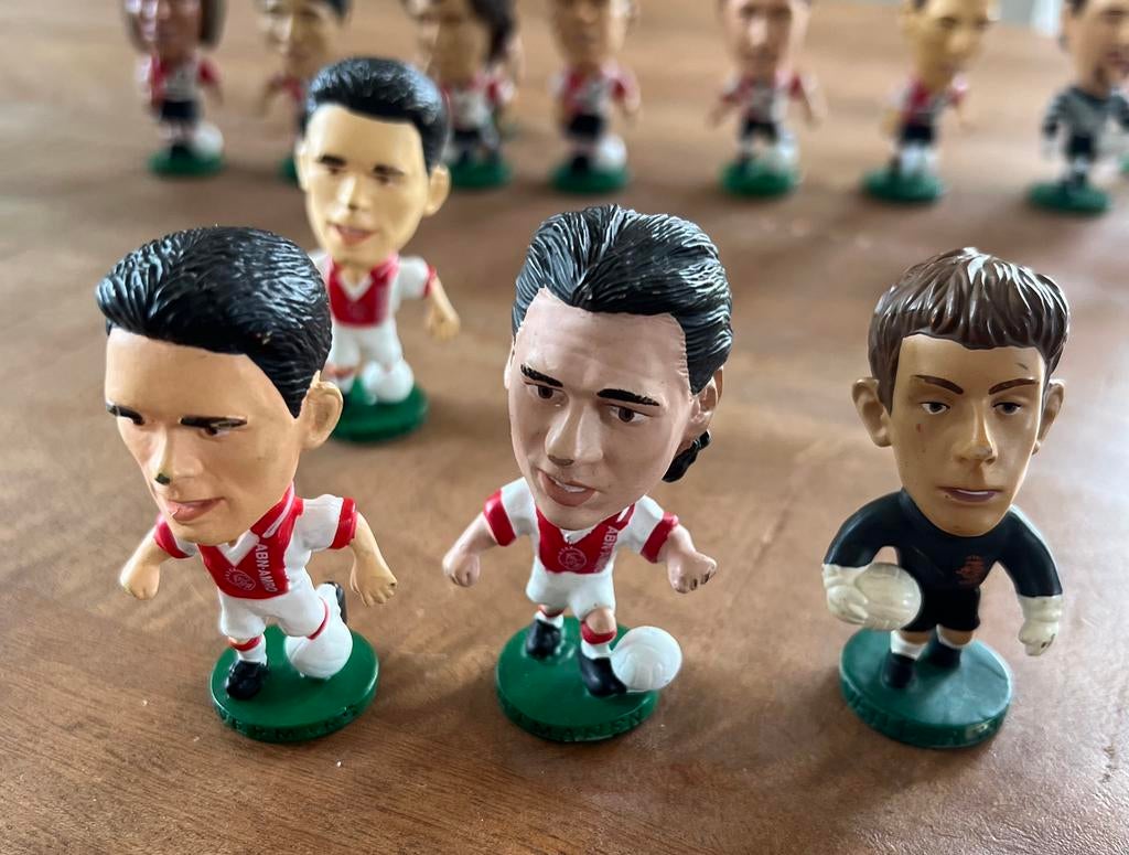 Staatsloterij poppetje Ajax: Litmanen, Overmars, van der Sar, Verzamelen, Ophalen of Verzenden, Zo goed als nieuw, Ajax, Beeldje of Poppetje