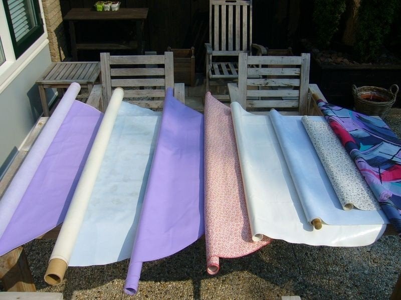 diverse kleuren en maten Vinyl tafelkleed zo goed als nieuw, Ophalen of Verzenden, Zo goed als nieuw