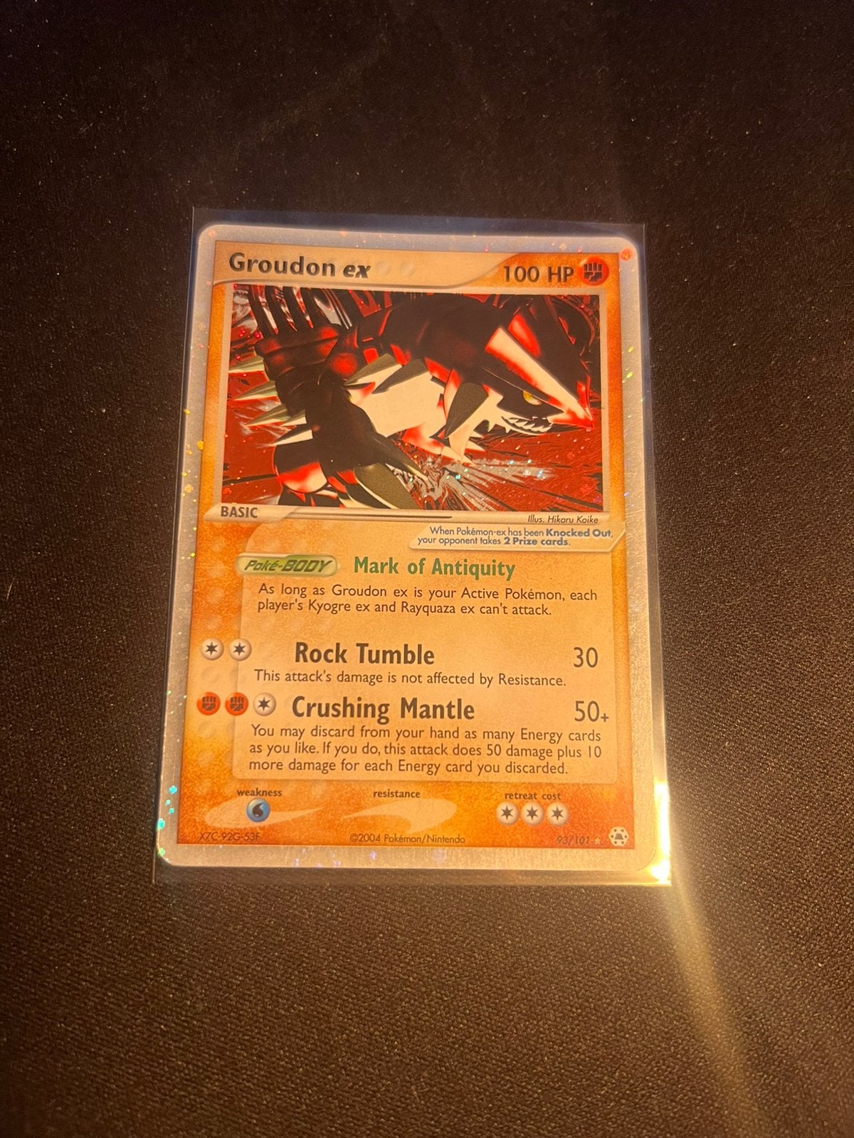 Groudon ex Hidden Legends, Ophalen of Verzenden, Zo goed als nieuw