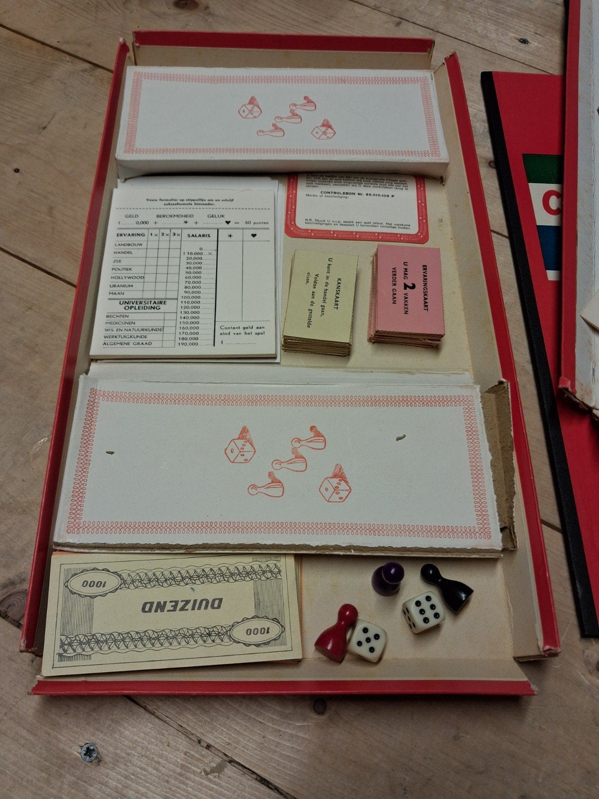 Carrière Bordspel - Klassiek Gezinsspel 1990, Drie of vier spelers, Ophalen of Verzenden, Gebruikt, Clipper
