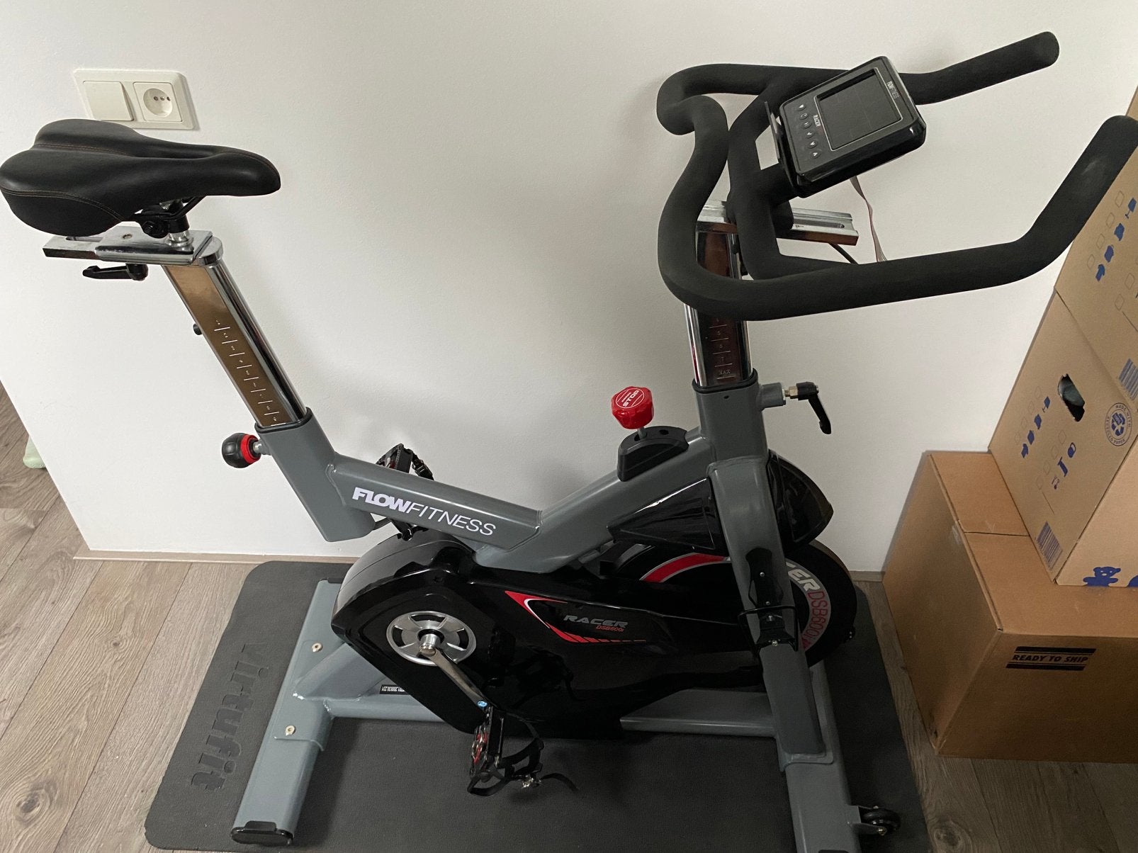Flow Fitness Indoor Cycle Racer DSB600i Speed Bike, Sport en Fitness, Ophalen, Zo goed als nieuw, Overige typen