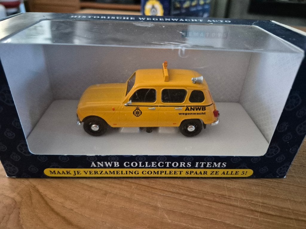 renault 4 anwb 1;43  NIEUW, Hobby en Vrije tijd, Ophalen of Verzenden, Nieuw, Auto, Overige merken