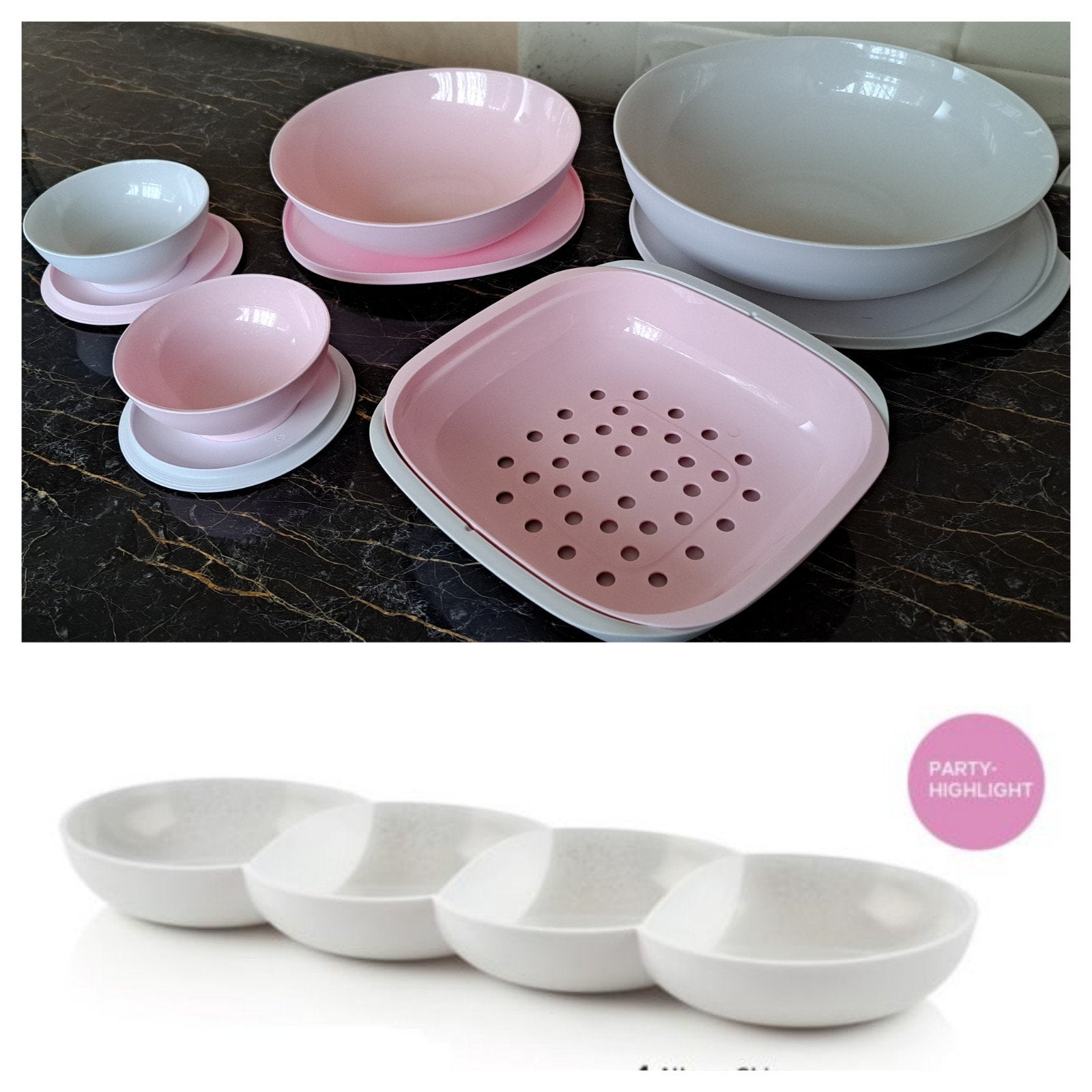 Nieuwe Tupperware Allegra Set - Gratis Verzending, Ophalen of Verzenden, Nieuw, Schaal, Met deksel