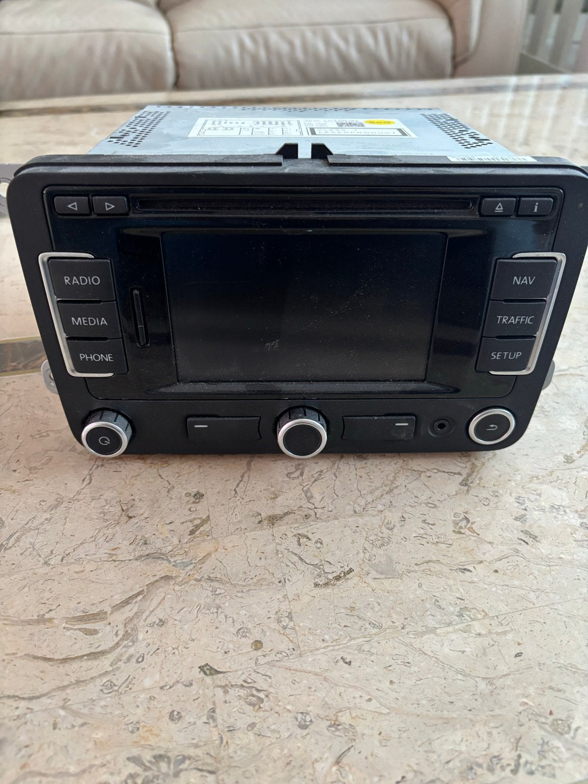Originele Volkswagen Golf 6 RNS310 Radio Navigatie Systeem, Auto diversen, Ophalen of Verzenden, Gebruikt