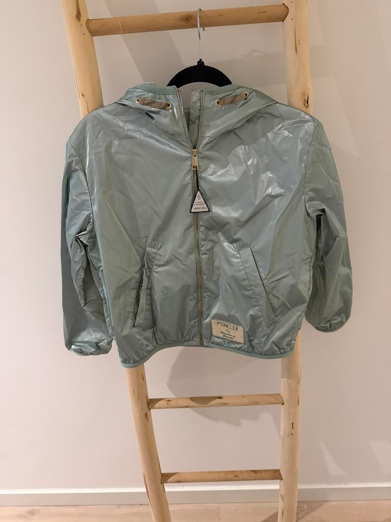 Moncler windjack mt 12, Kinderen en Baby's, Ophalen of Verzenden, Zo goed als nieuw, Meisje, Jas