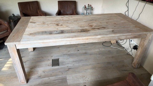 Foto 4 van Hard houten tuintafel
