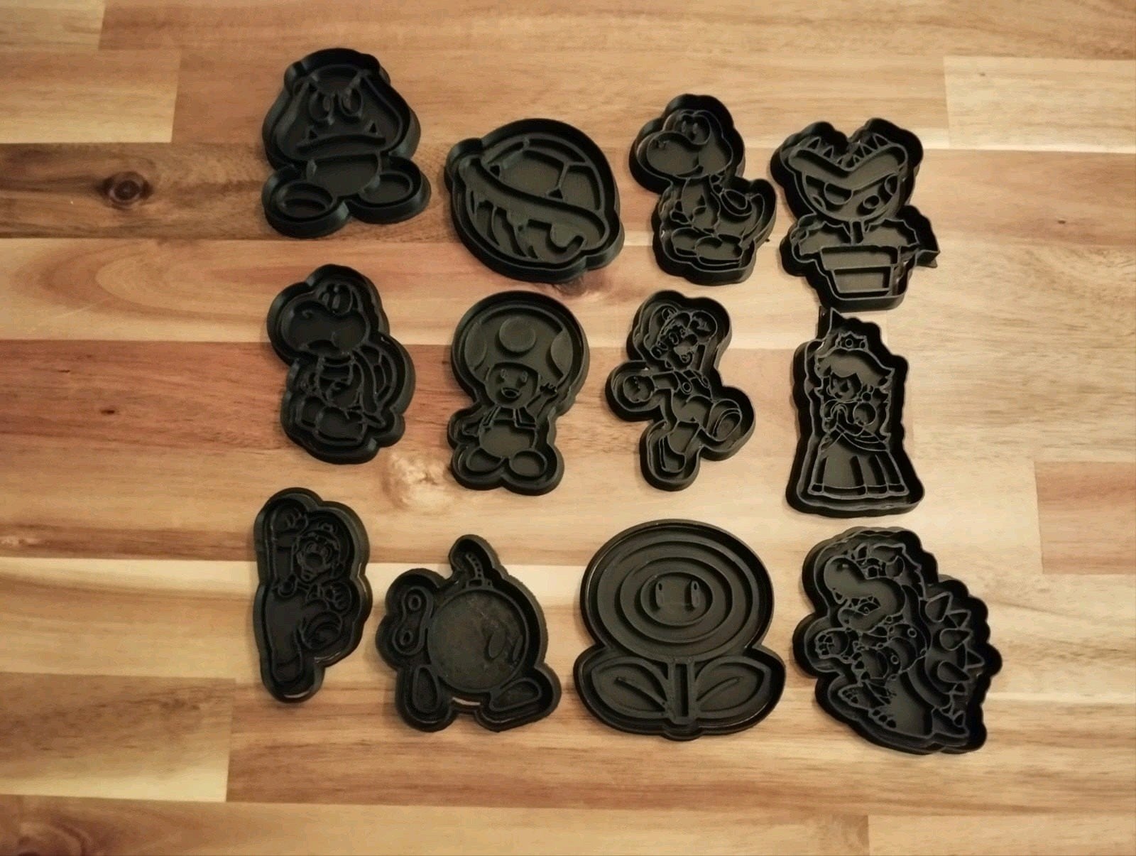 Super Mario Koekjesuitstekers - 12 Ontwerpen - 3D Geprint, Ophalen of Verzenden, Nieuw, Jongen of Meisje
