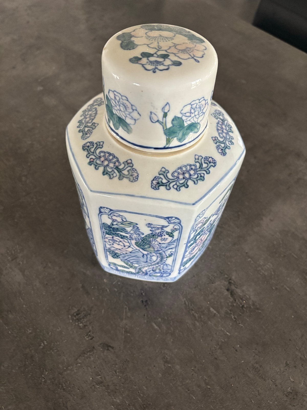 Vintage Chinees porseleinen theebus met deksel, Antiek en Kunst, Ophalen of Verzenden