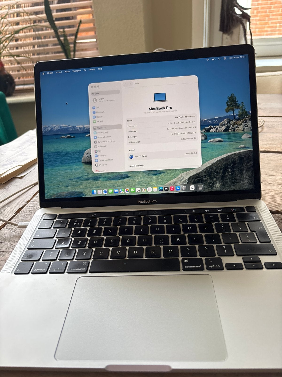 MacBook Pro 13-inch 2020 - 16GB RAM, 500gb SSD, MacBook Pro, 256 GB, 2 tot 3 Ghz, Qwerty