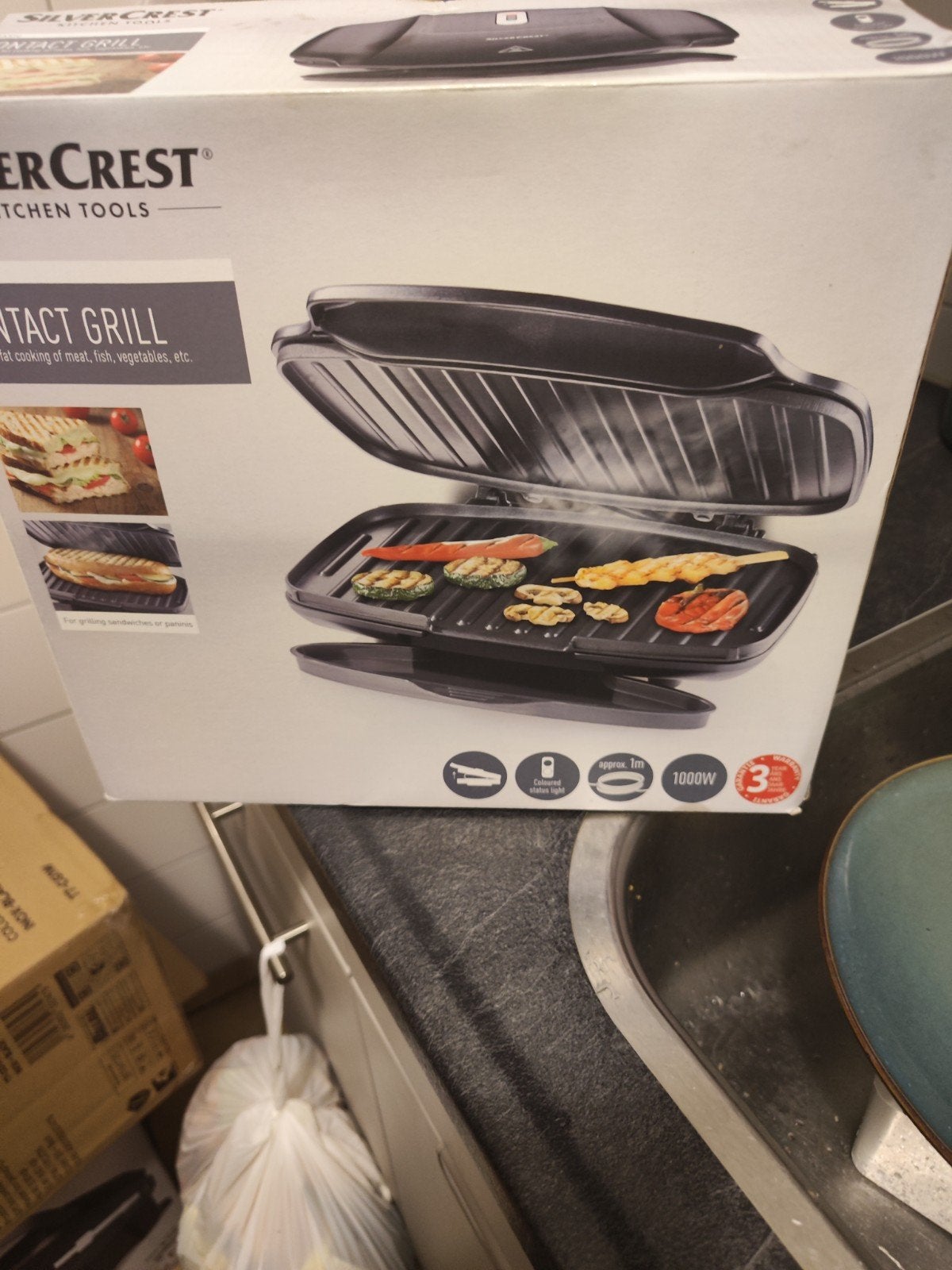 SilverCrest contactgrill - gratis af te halen, Ophalen of Verzenden