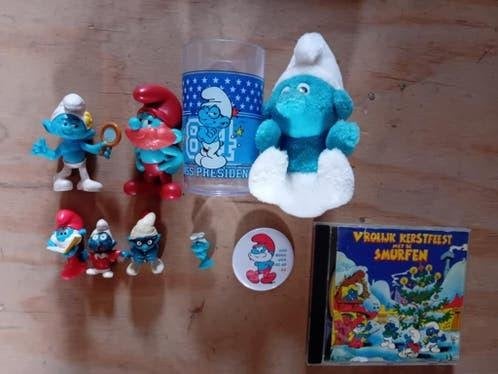 smurfen knuffel dvds cd poppetje sticker velletjes, Ophalen of Verzenden, Gebruikt, Verschillende Smurfen, Overige typen