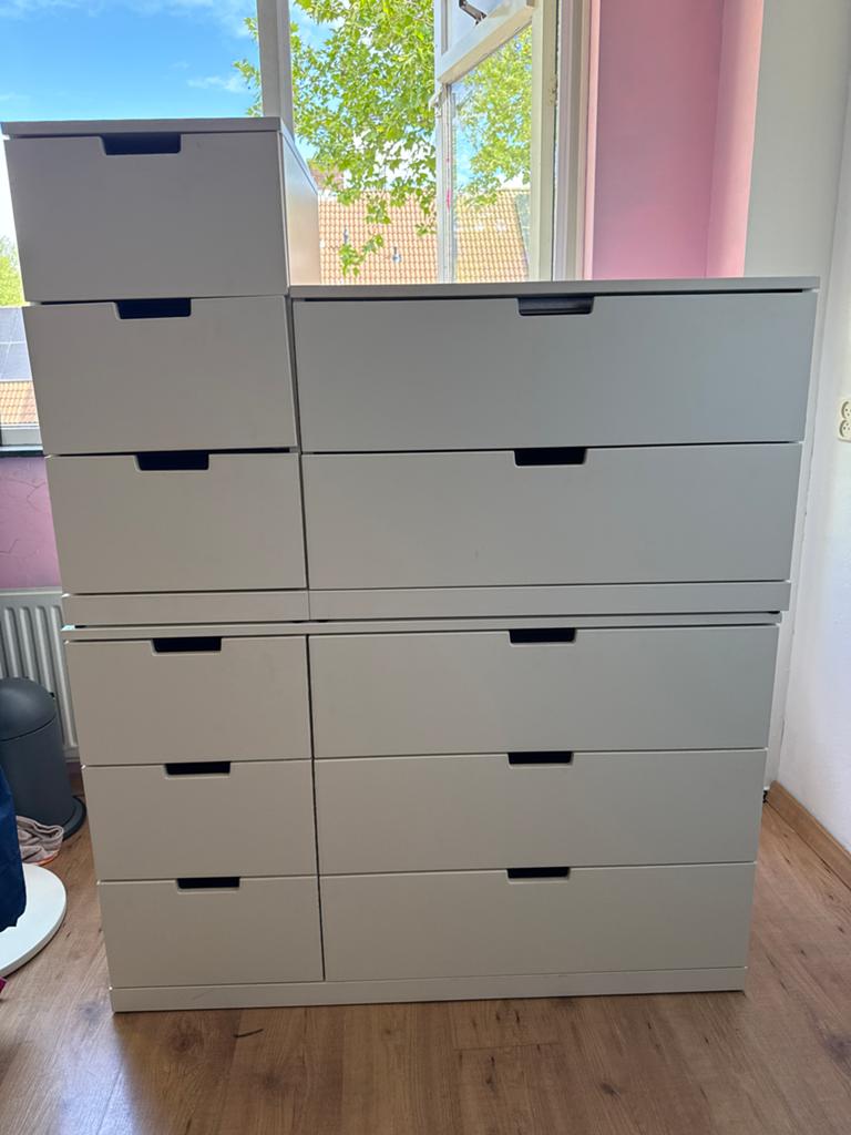 Ikea Nordli ladekast met 6 lades - 80cm en 40cm breed, Huis en Inrichting, Ophalen, Overige materialen, 5 laden of meer, 100 tot 150 cm