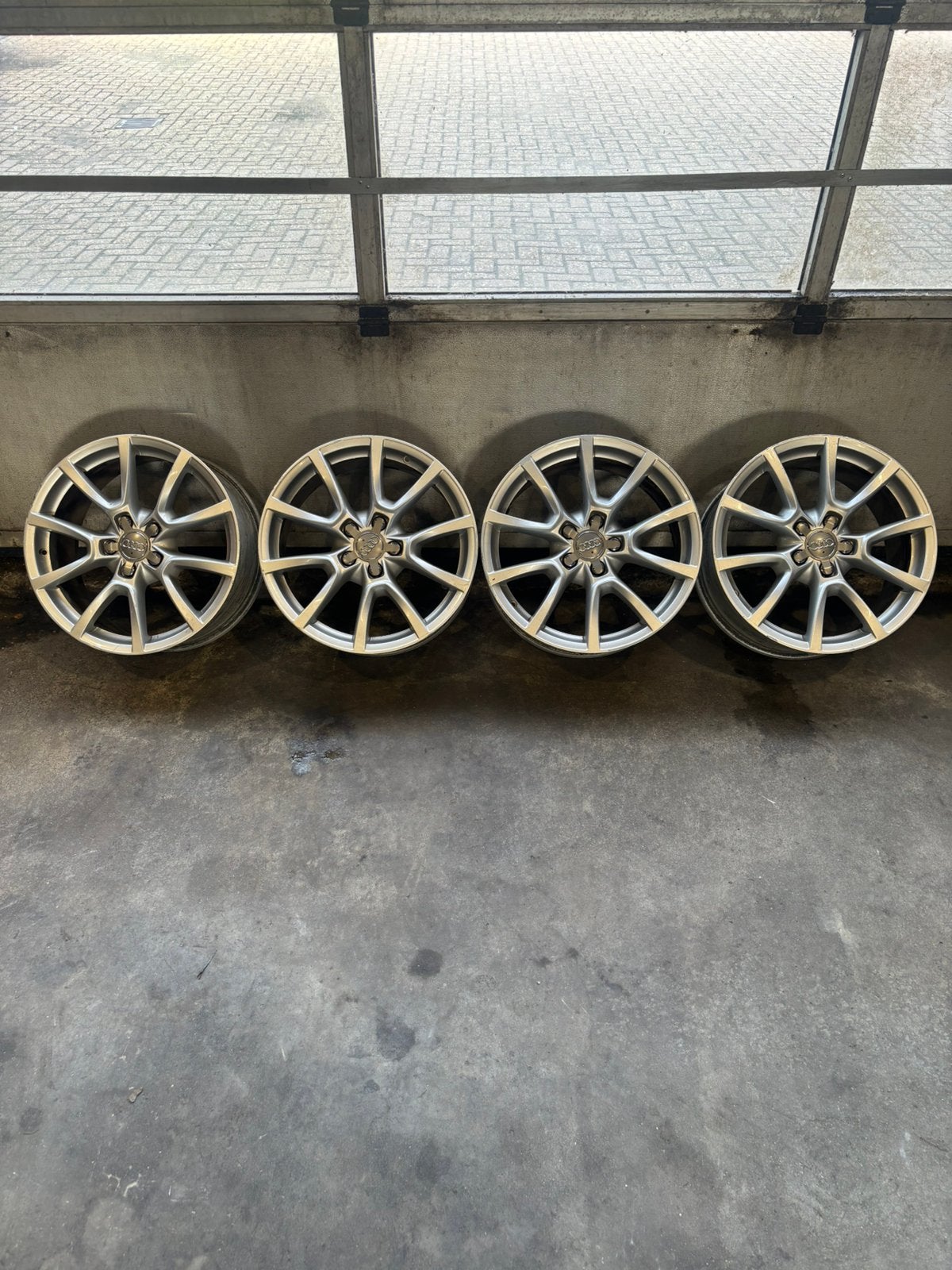 Set 18 inch 5x112 Audi velgen, Auto-onderdelen, 16 inch, Banden en Velgen, 205 mm, Winterbanden