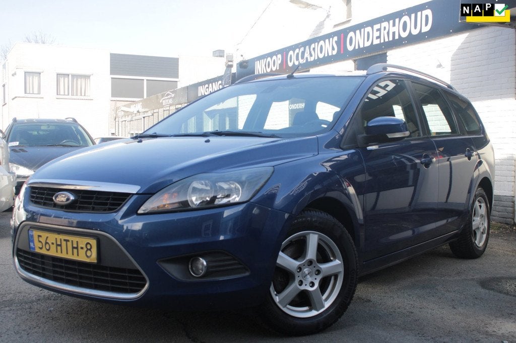 Ford Focus Wagon 1.6 Titanium | Airco | Cruise Control | Car, 1596 cc, Gebruikt, Zwart, 4 cilinders