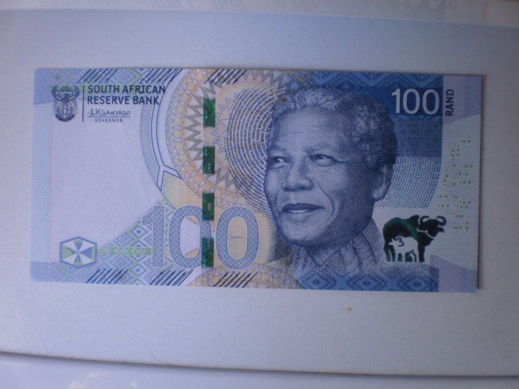 Zuid- Afrika- 100 Rand- Bankbiljet, Verzenden, Zuid-Afrika, Los biljet