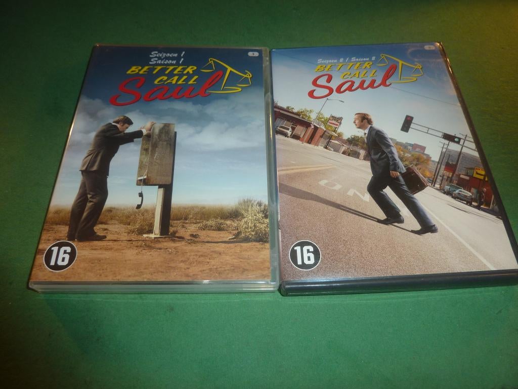 Better call Saul  Seizoen 1 en 2    2 x 3 dvd-box, Cd's en Dvd's, Dvd's | Tv en Series, Verzenden, Alle leeftijden, Zo goed als nieuw