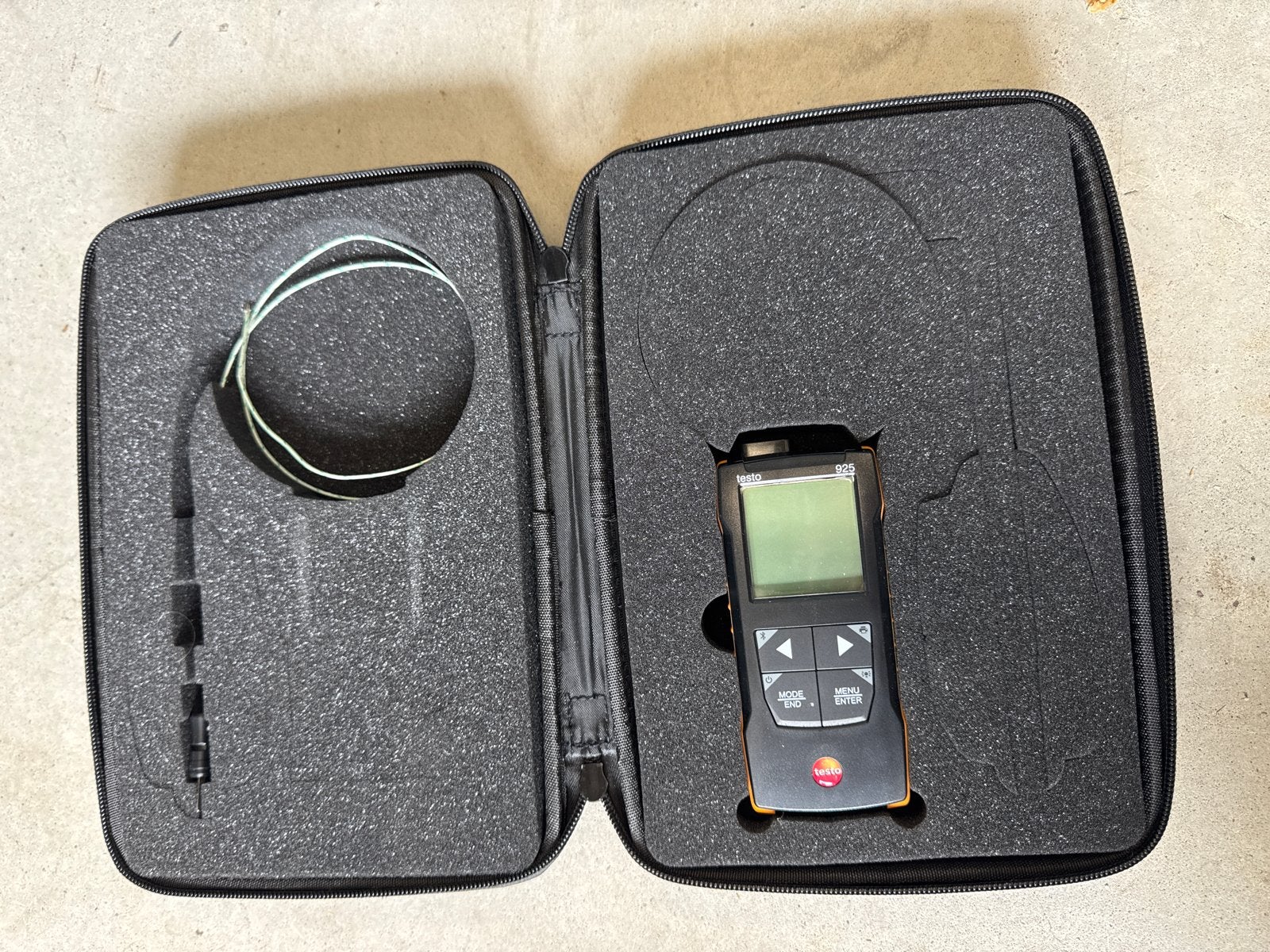 Testo 725 Temperatuurmeter met Fühler in Koffer, Ophalen, Gebruikt, Temperatuur