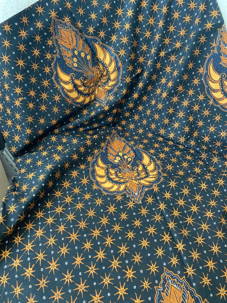 batik lap zwart/bruin handpainted, Bruin, Nieuw, Ophalen of Verzenden, 30 tot 120 cm