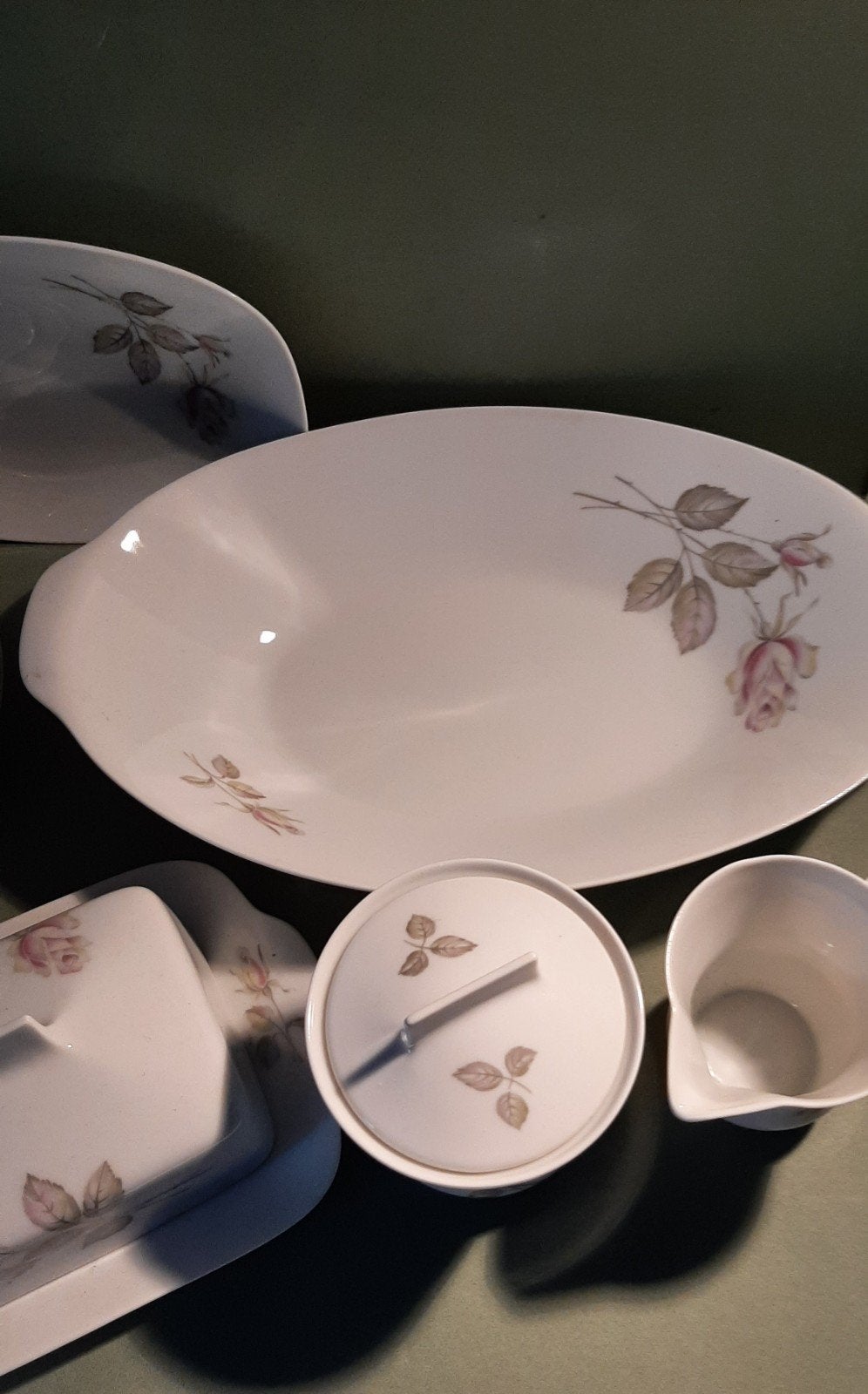 hutschenreuther roosjes servies, Ophalen of Verzenden