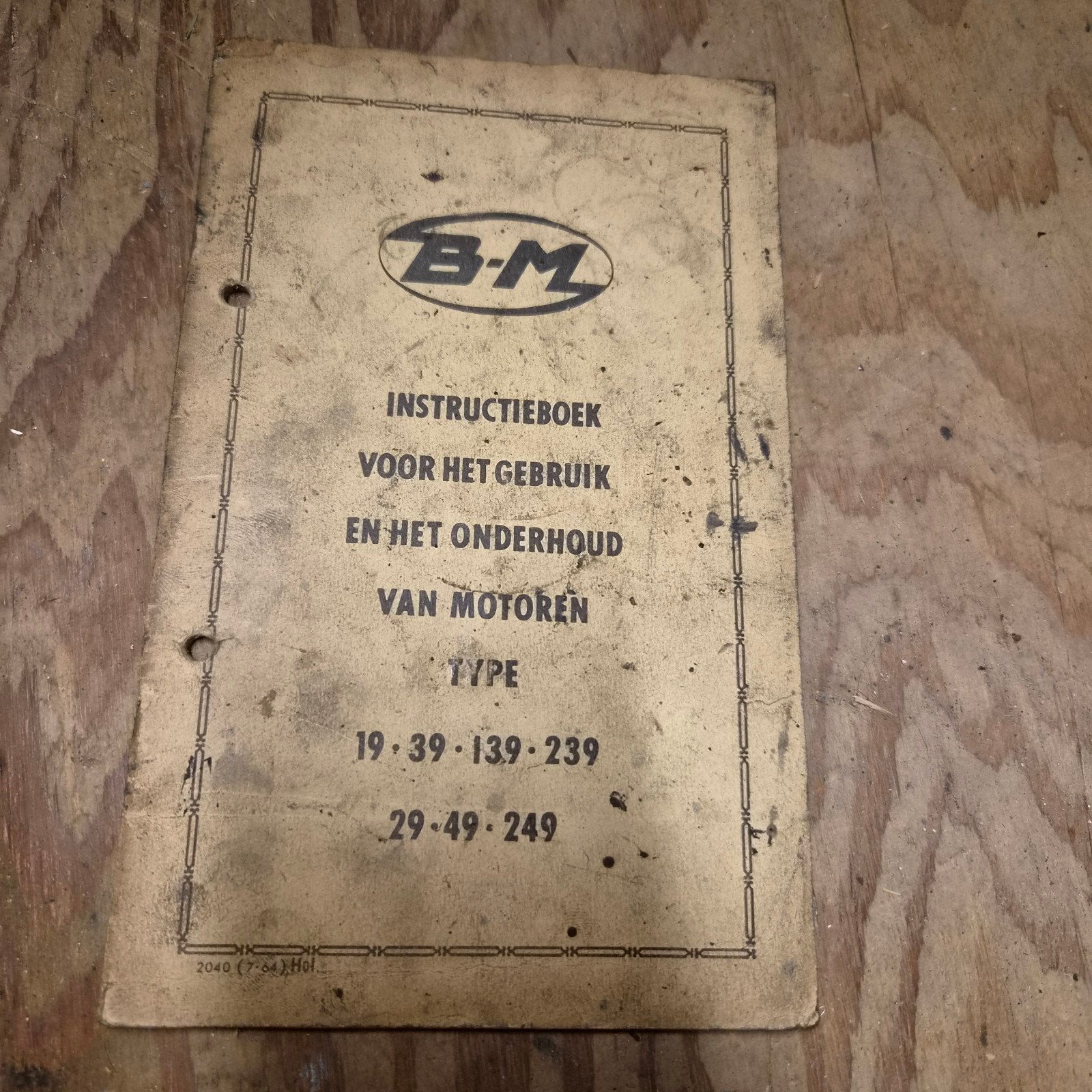 Bernard Moteurs Instructieboek Gebruikt, Ophalen